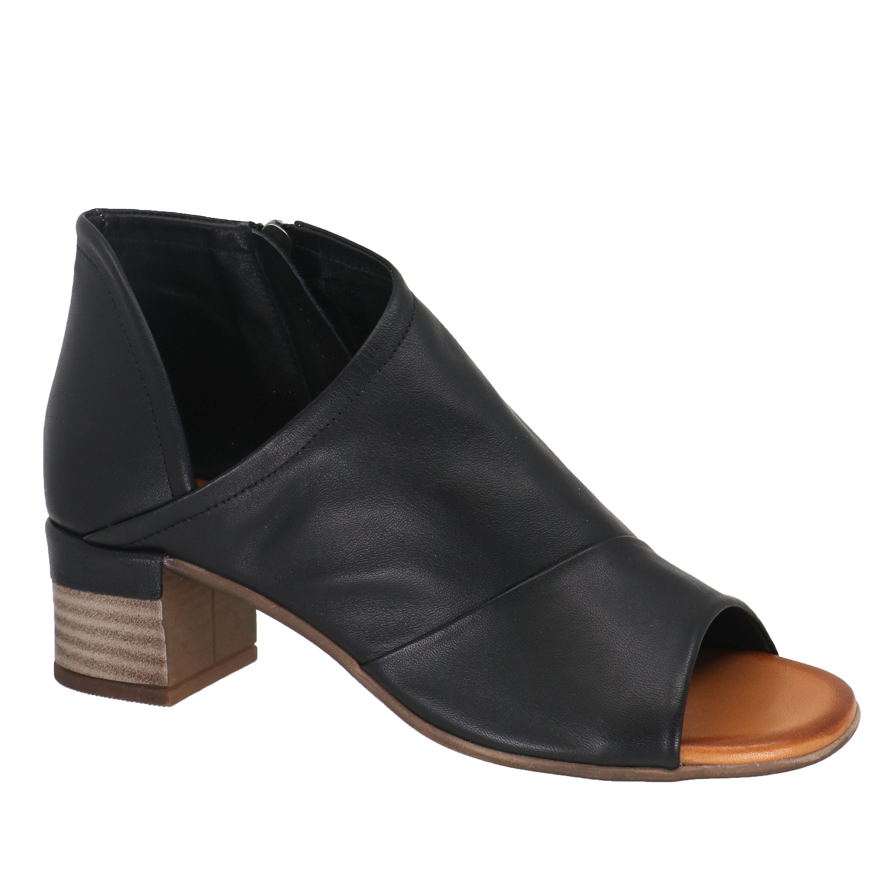 Gia Leather Open Toe Shoe