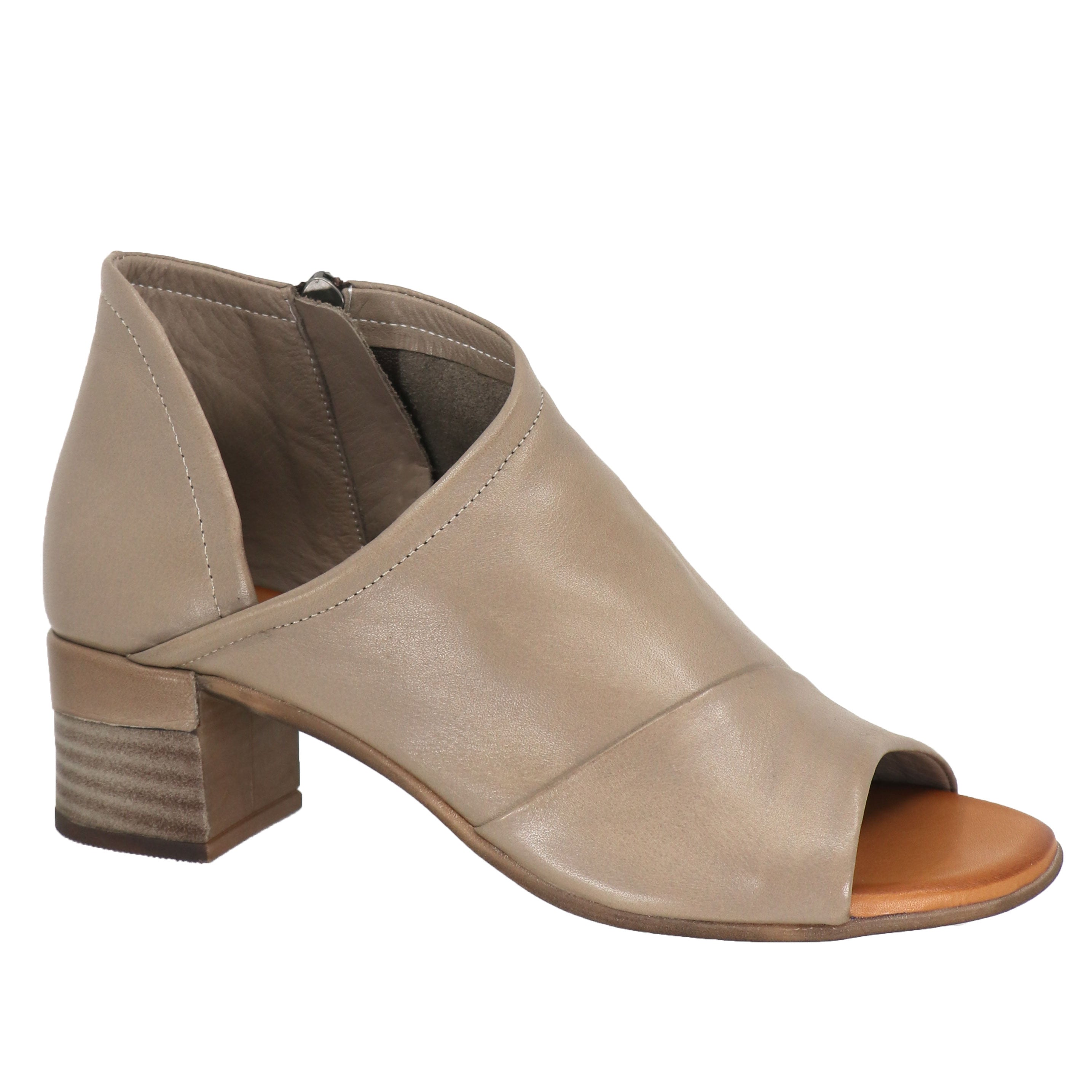 Gia Leather Open Toe Shoe