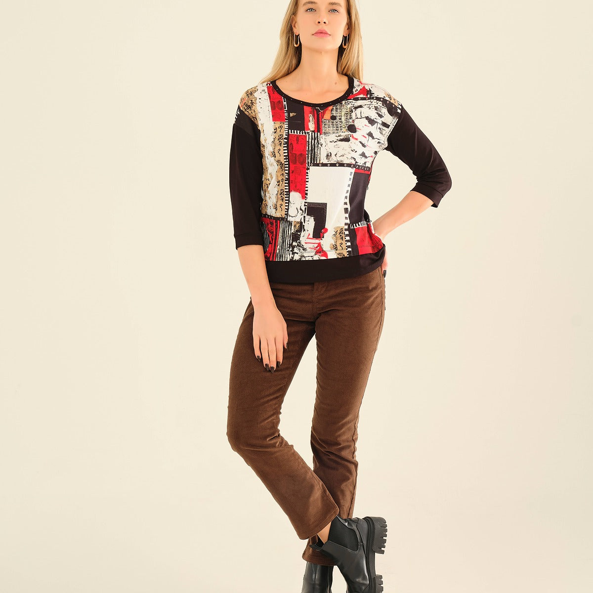 Knit Pullover 75642