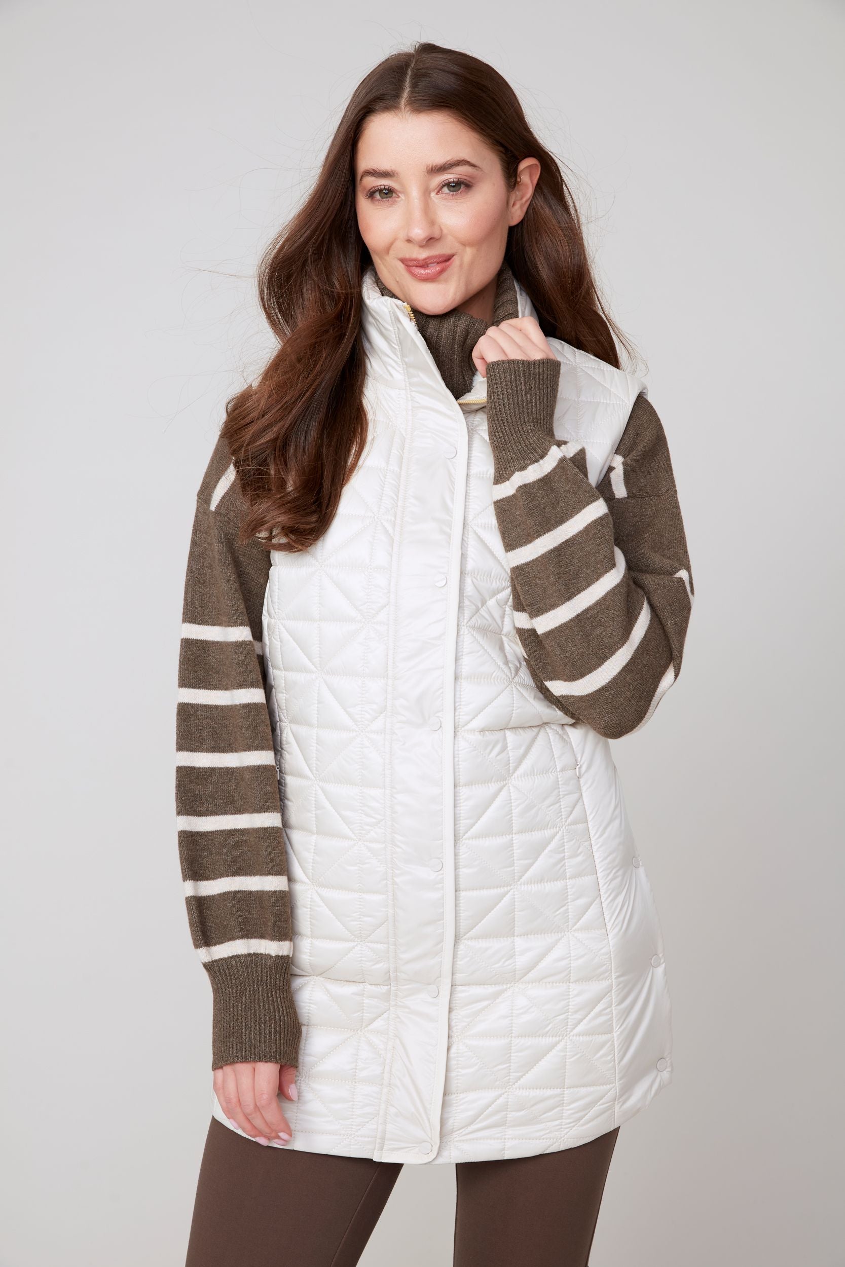 Quilted Vest R3905L E3034