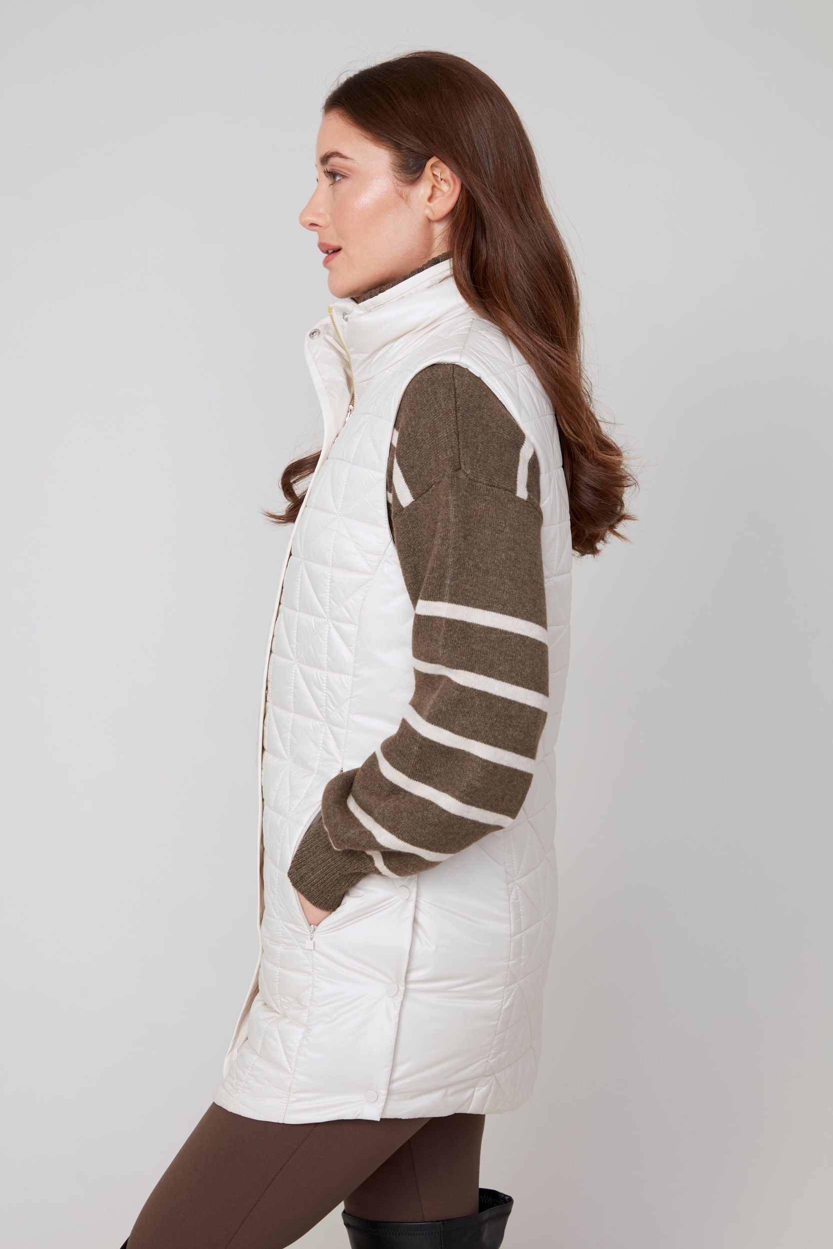 Quilted Vest R3905L E3034