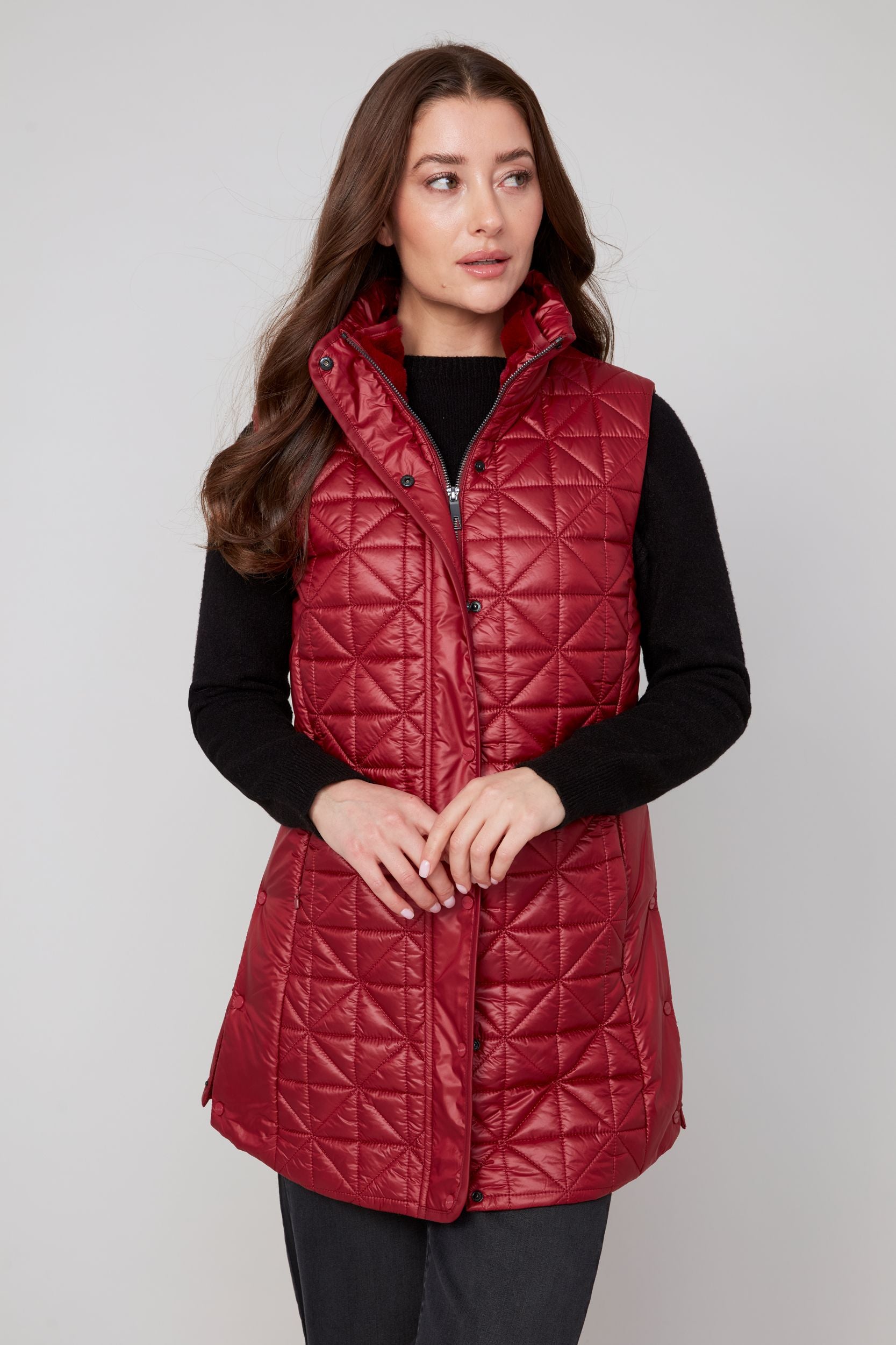 Quilted Vest R3905L E3034