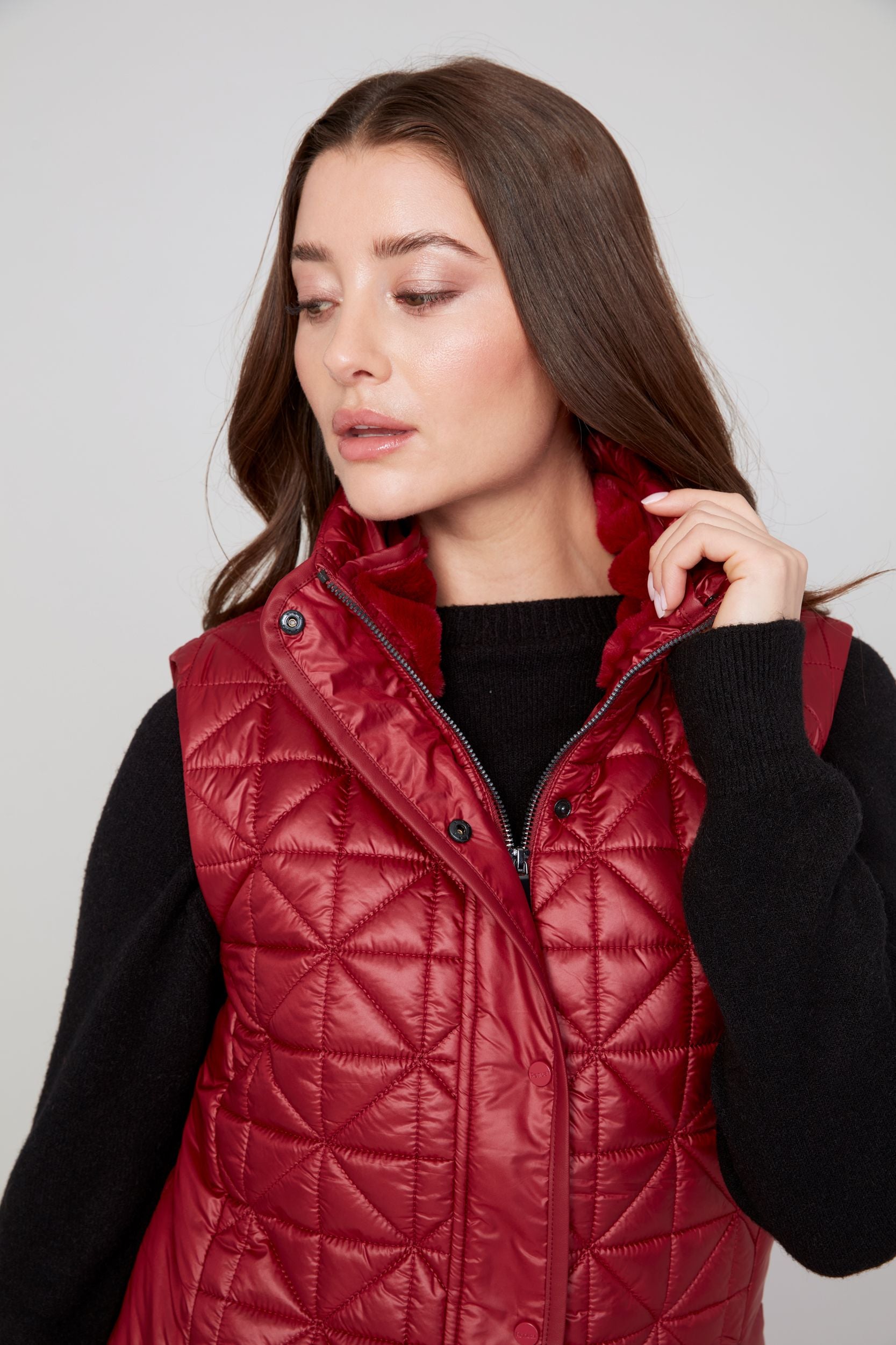 Quilted Vest R3905L E3034