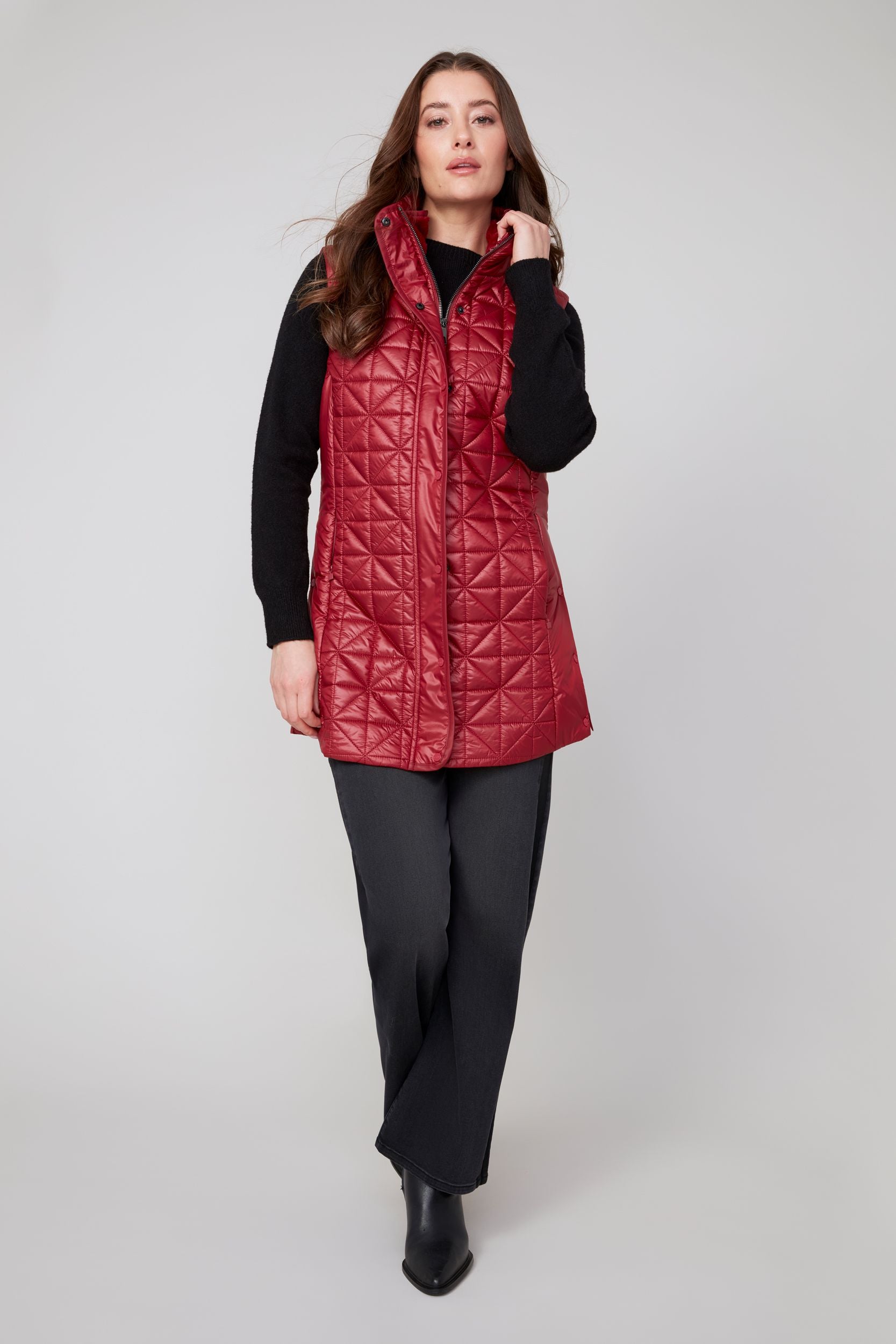 Quilted Vest R3905L E3034