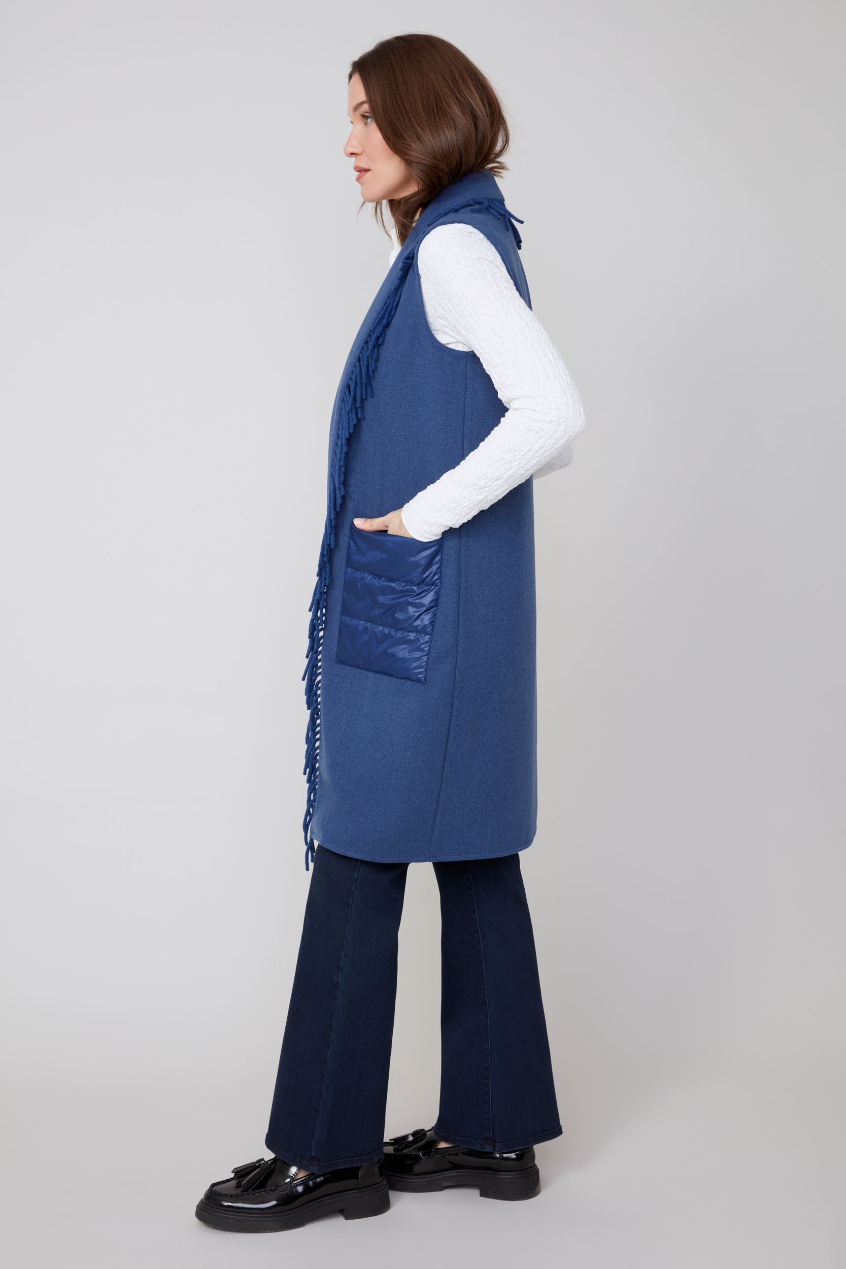 Knit Vest R3915 E2196