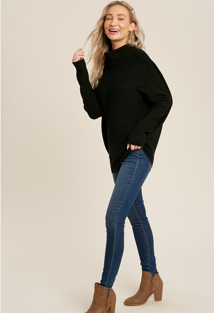 SLOUCH NECK DOLMAN PULLOVER (More Colors)