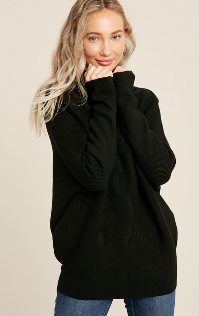 SLOUCH NECK DOLMAN PULLOVER (More Colors)
