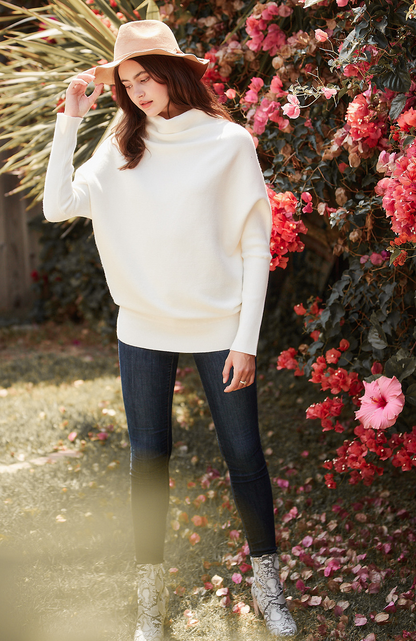 SLOUCH NECK DOLMAN PULLOVER (More Colors)