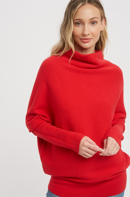 SLOUCH NECK DOLMAN PULLOVER (More Colors)