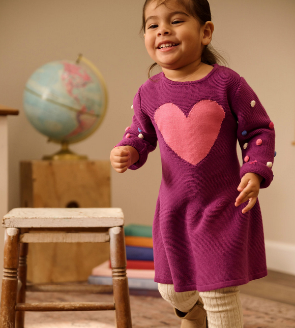 Sweet Hearts Sweater Dress HKT1445