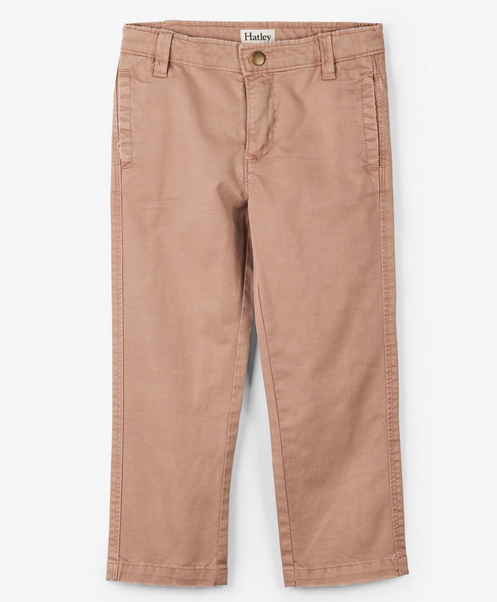 Boy's Khaki Twill Pant F00KK1260