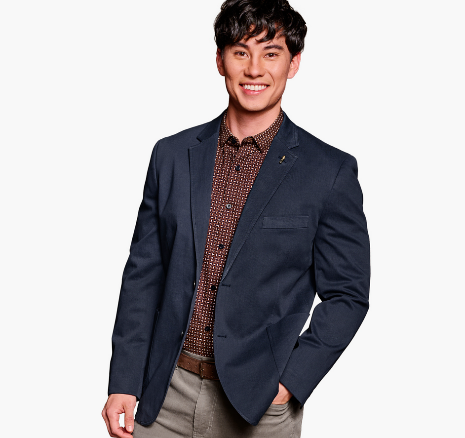 Washed Cotton Blazer 49-1880