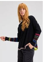 Patterned Back Sweater ZP7532U