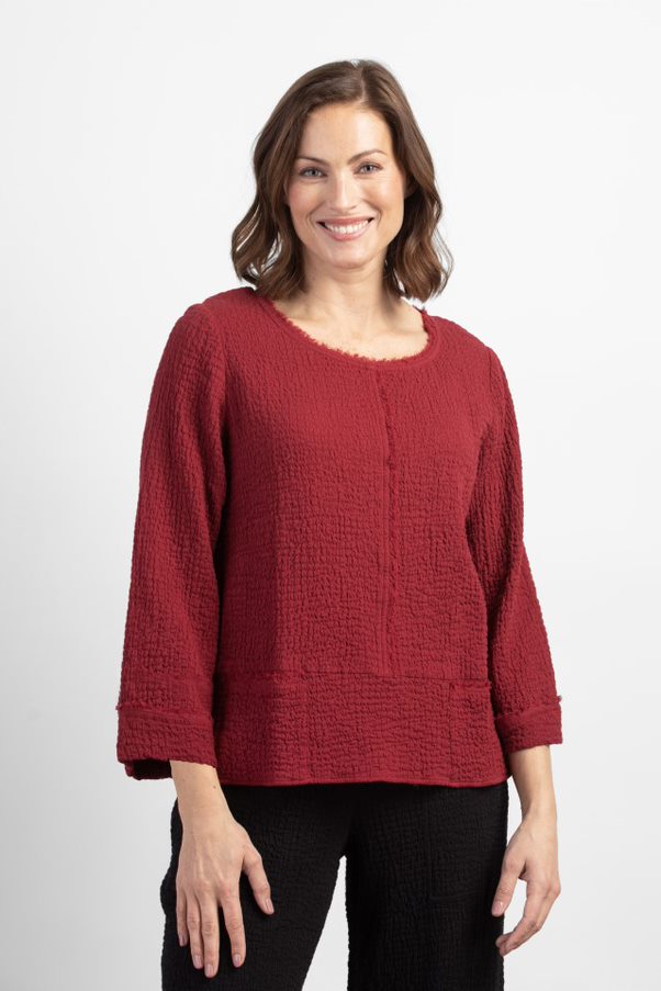 Solid Pocket Pullover 75710