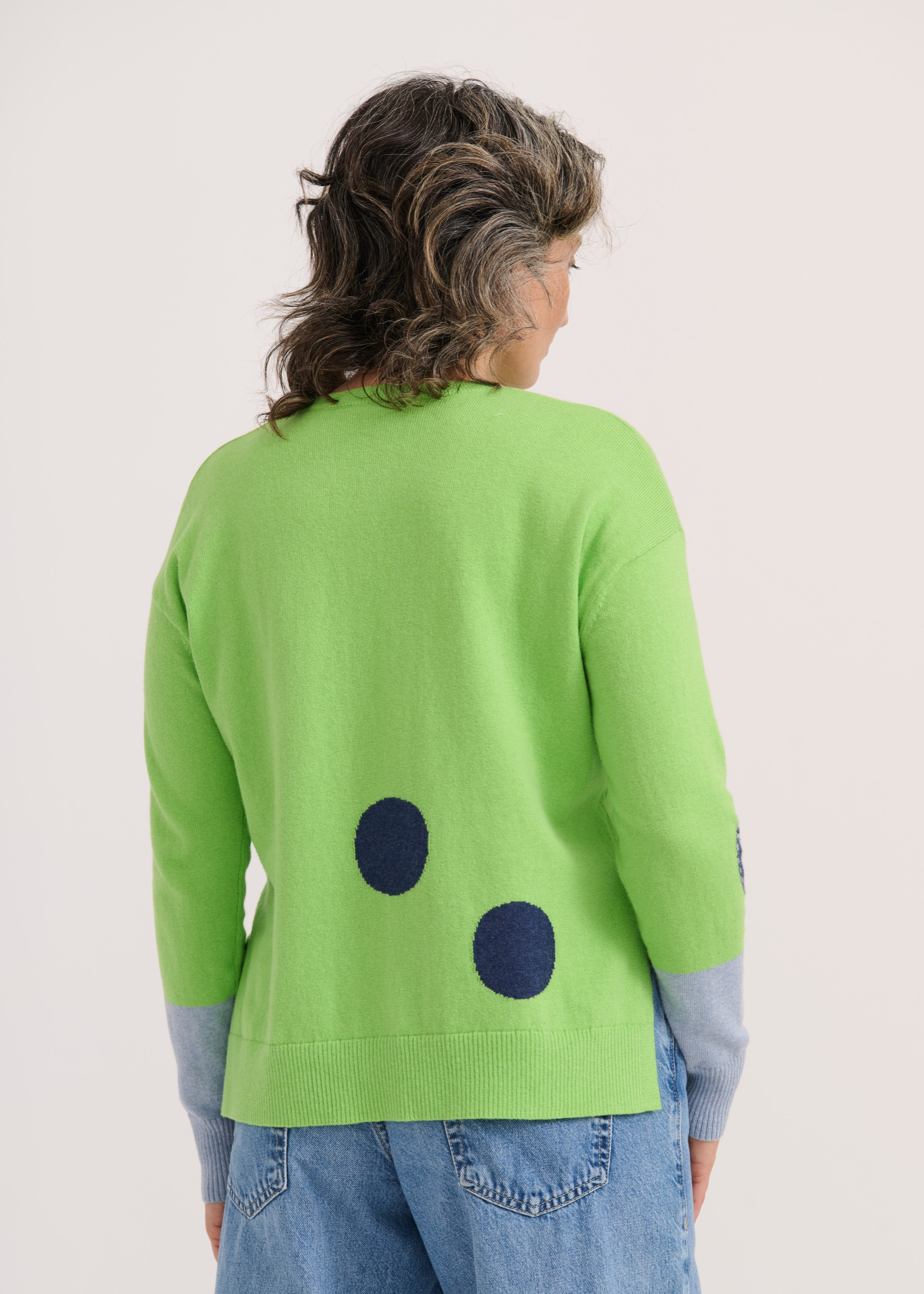 Spots Intarsia Sweater ZP7510U