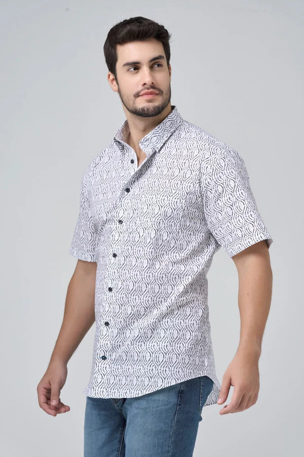 Short Sleeve Cotton Non Iron Shirt 624376