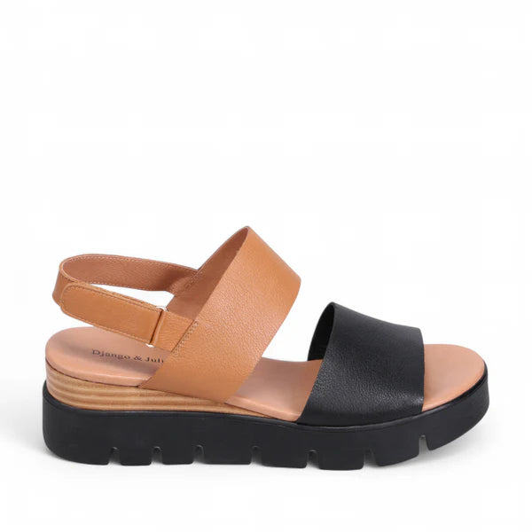Runar Leather Platform Sandal