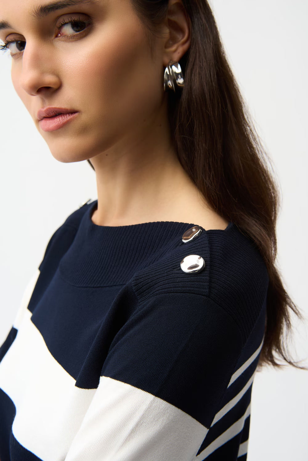 Navy Striped Sweater 261963