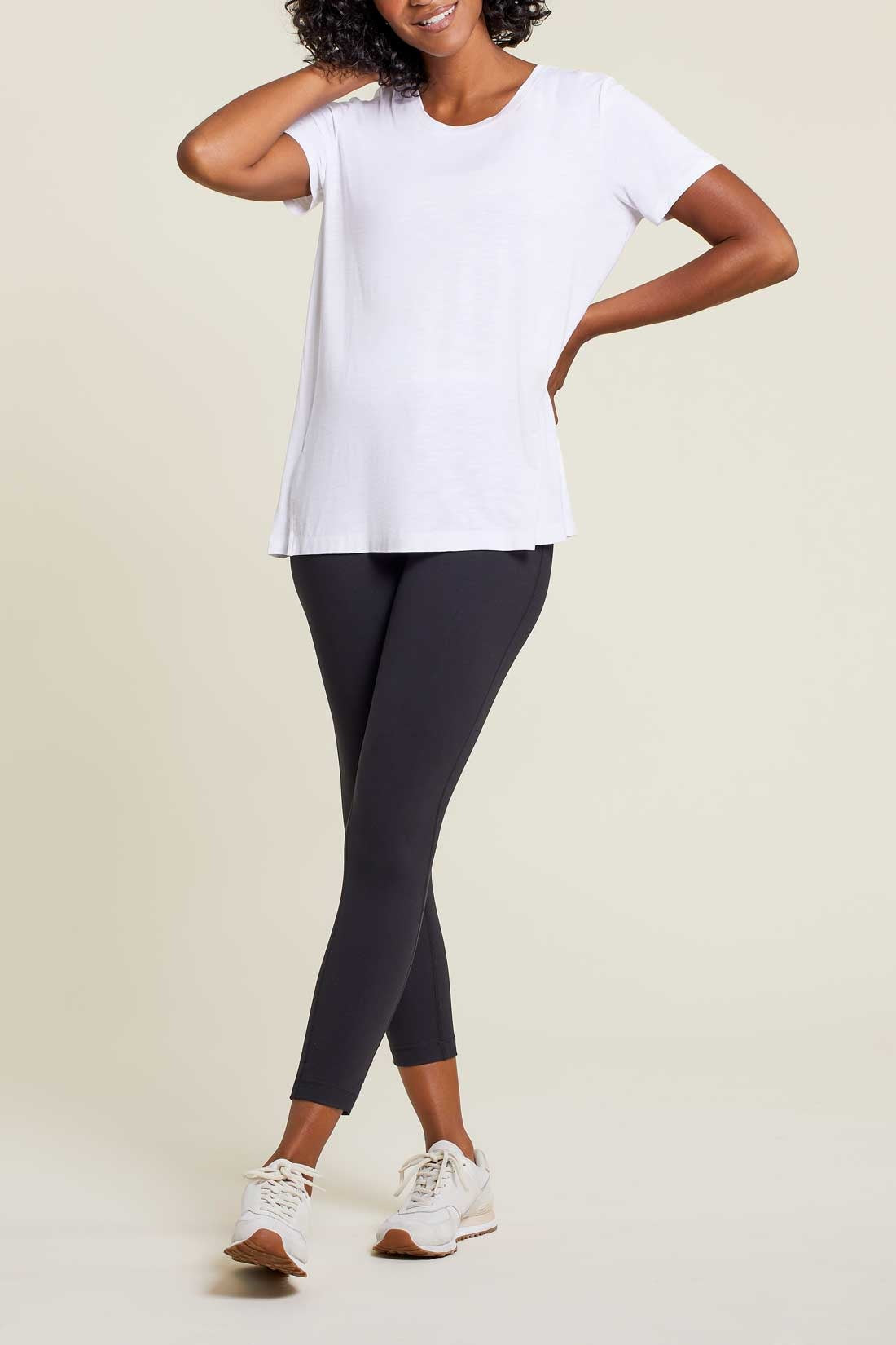Scoop Neck Top With Back Pleats 1283O