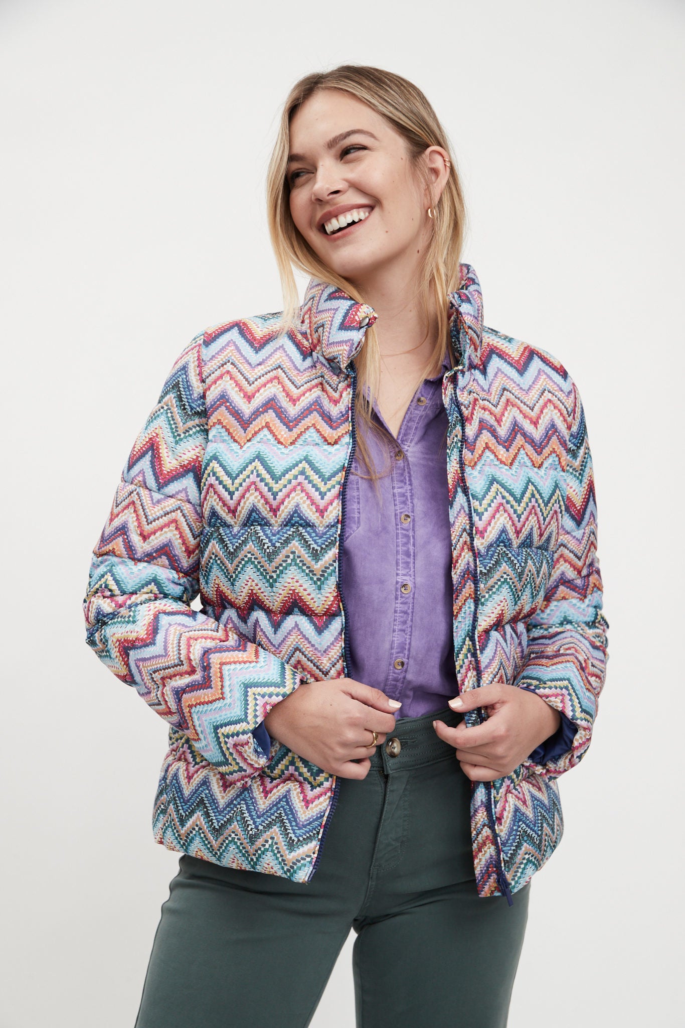 Printed Puffer Jacket 1772785