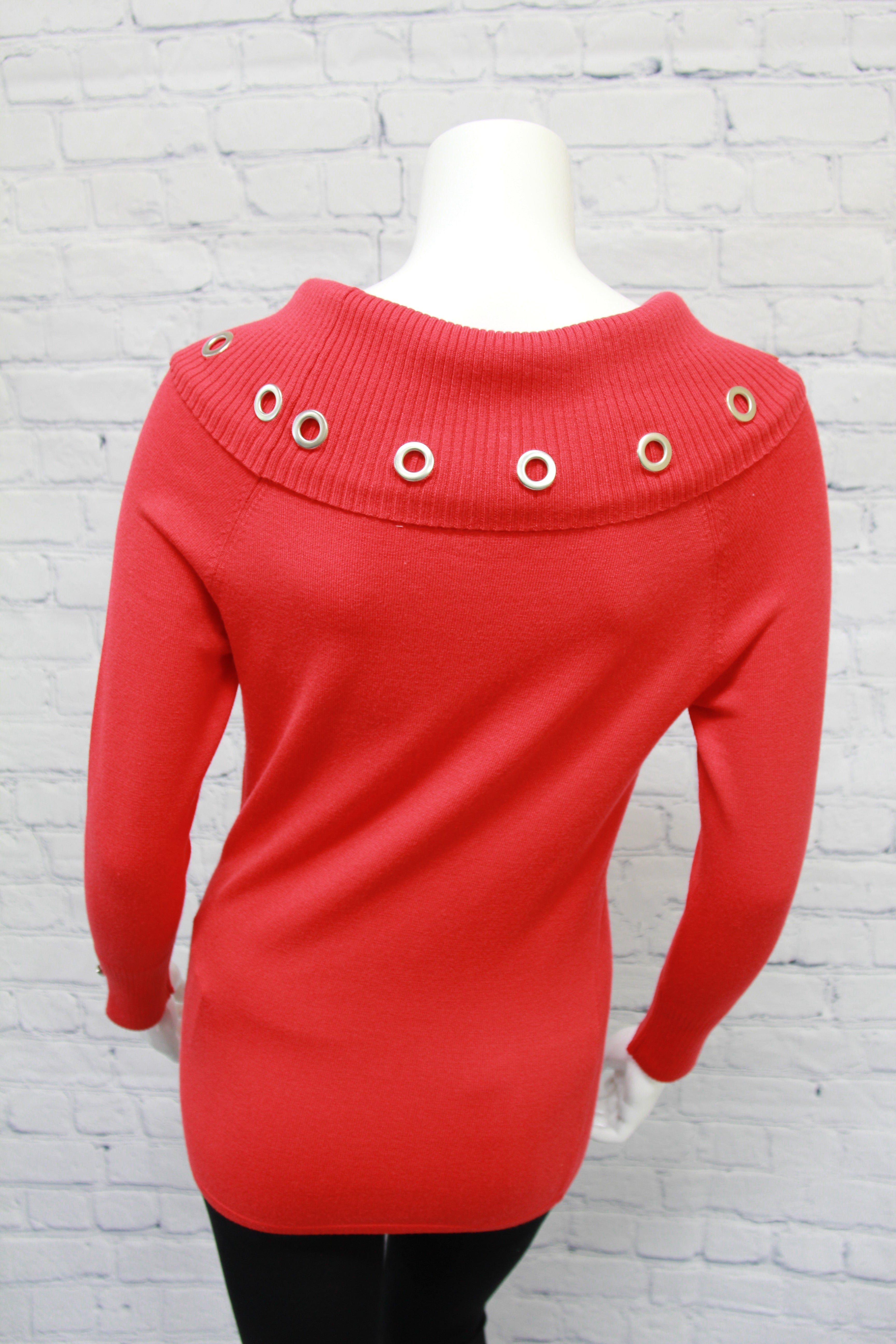 Sweater With Grommets