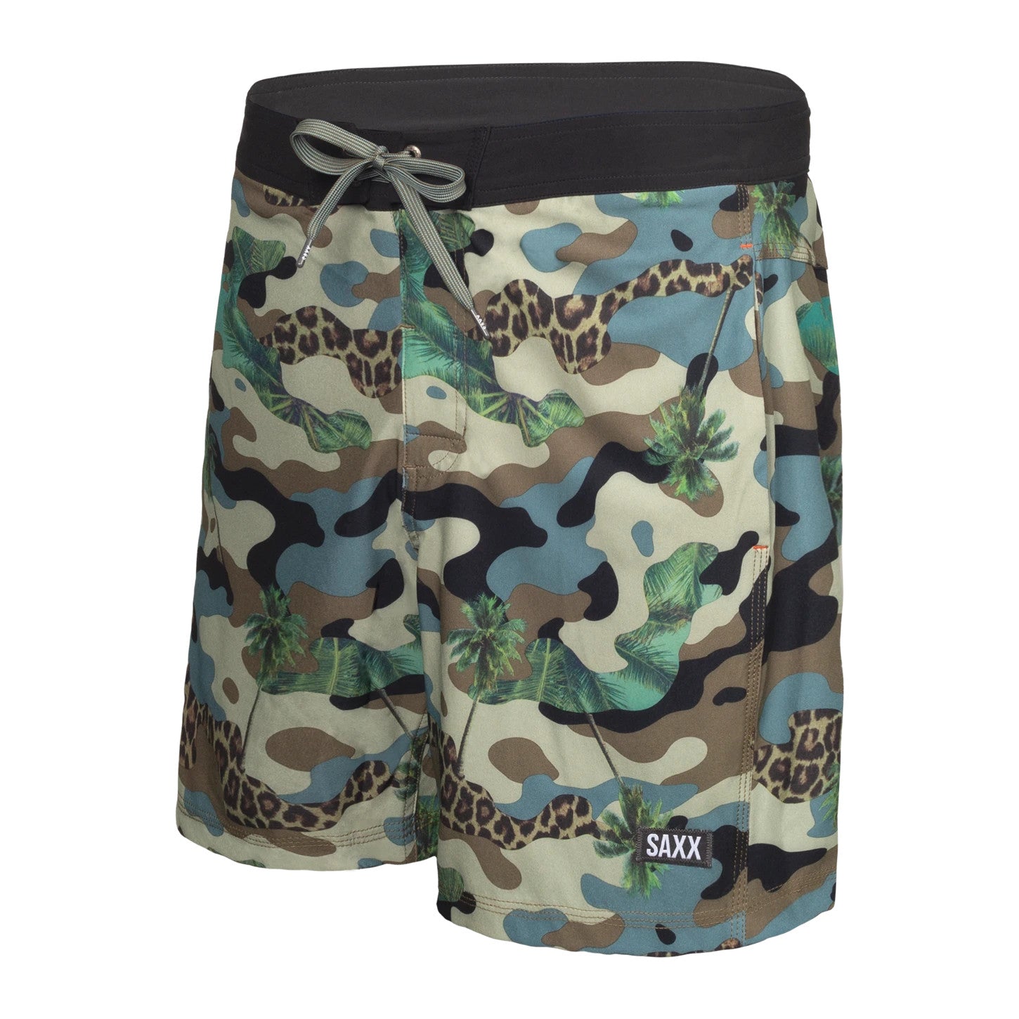 Betwave Short 2 in 1 Green Jungle Print