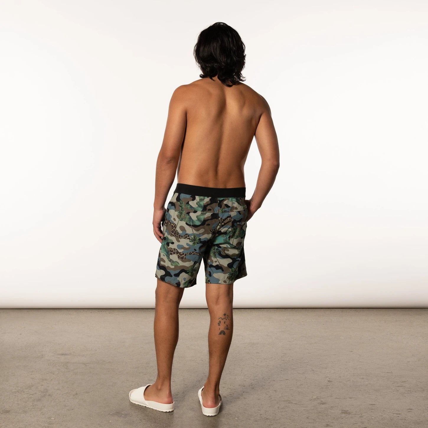 Betwave Short 2 in 1 Green Jungle Print