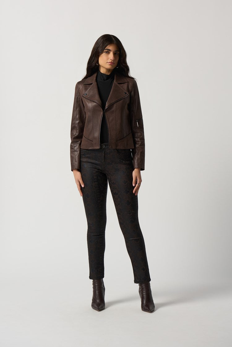 Suede Moto Jacket 233969