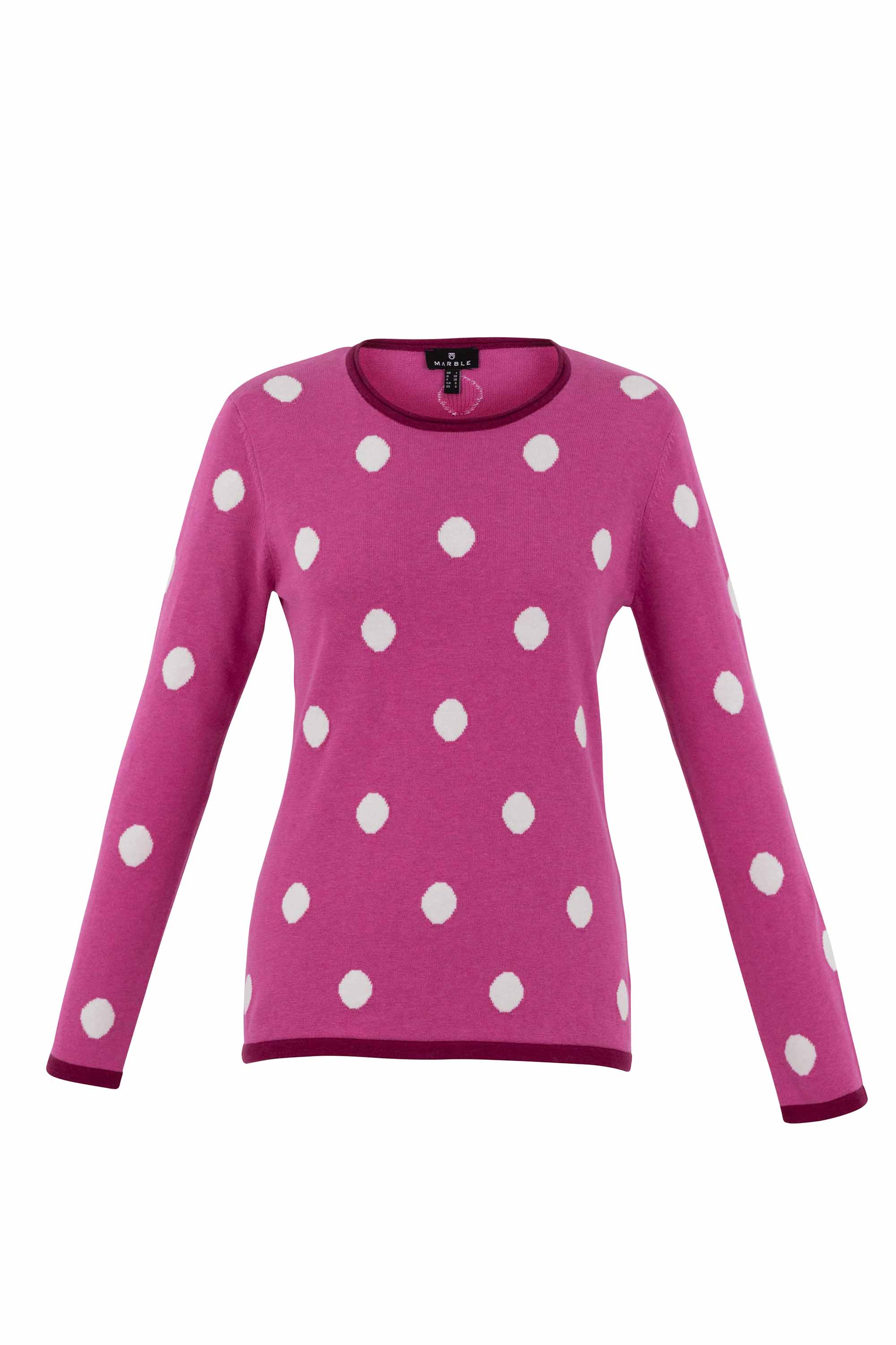Polka Dot Sweater 6385 (2 Colors)