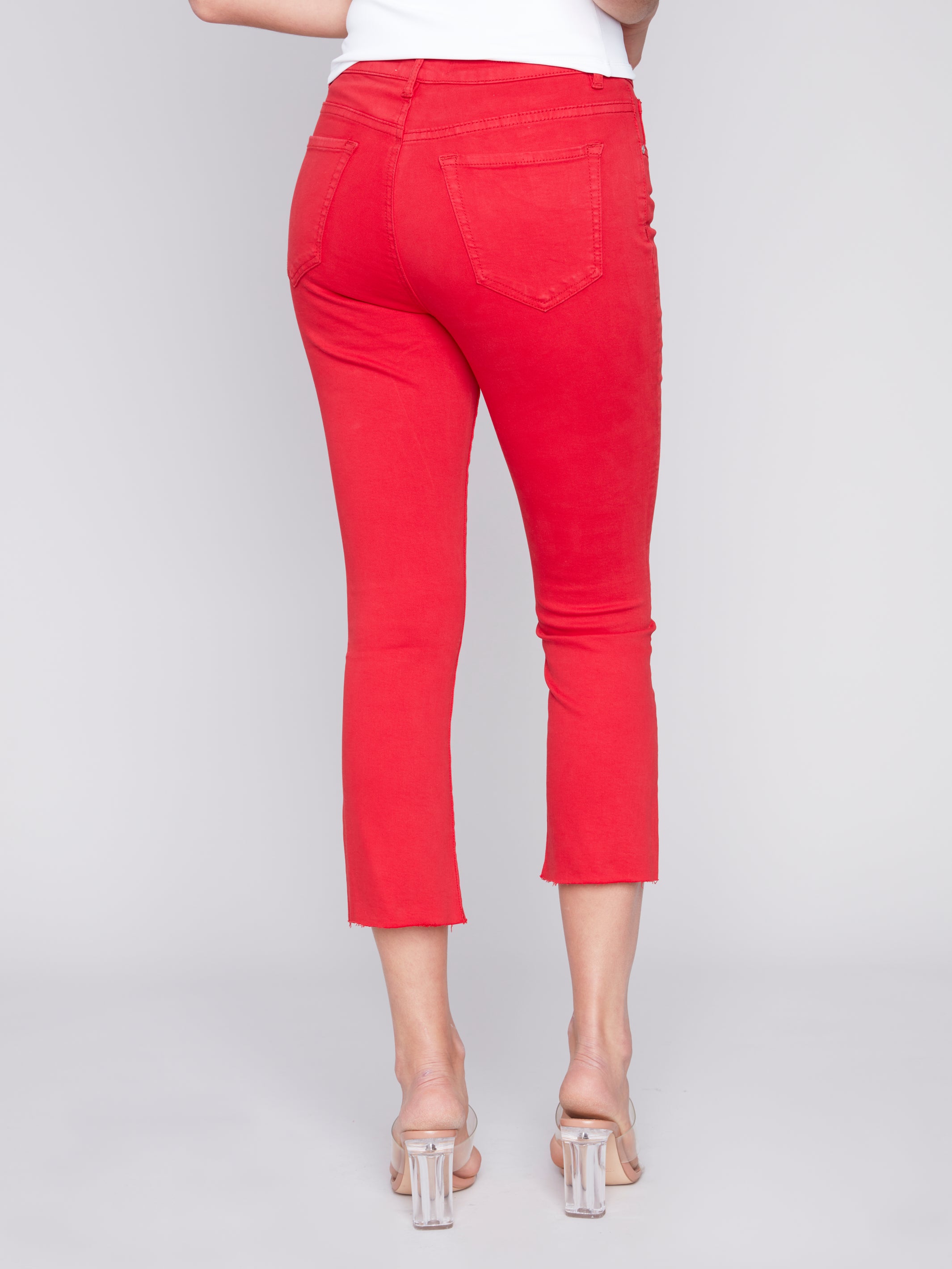 Bell Bottom Raw Edge Hem C5466/618C