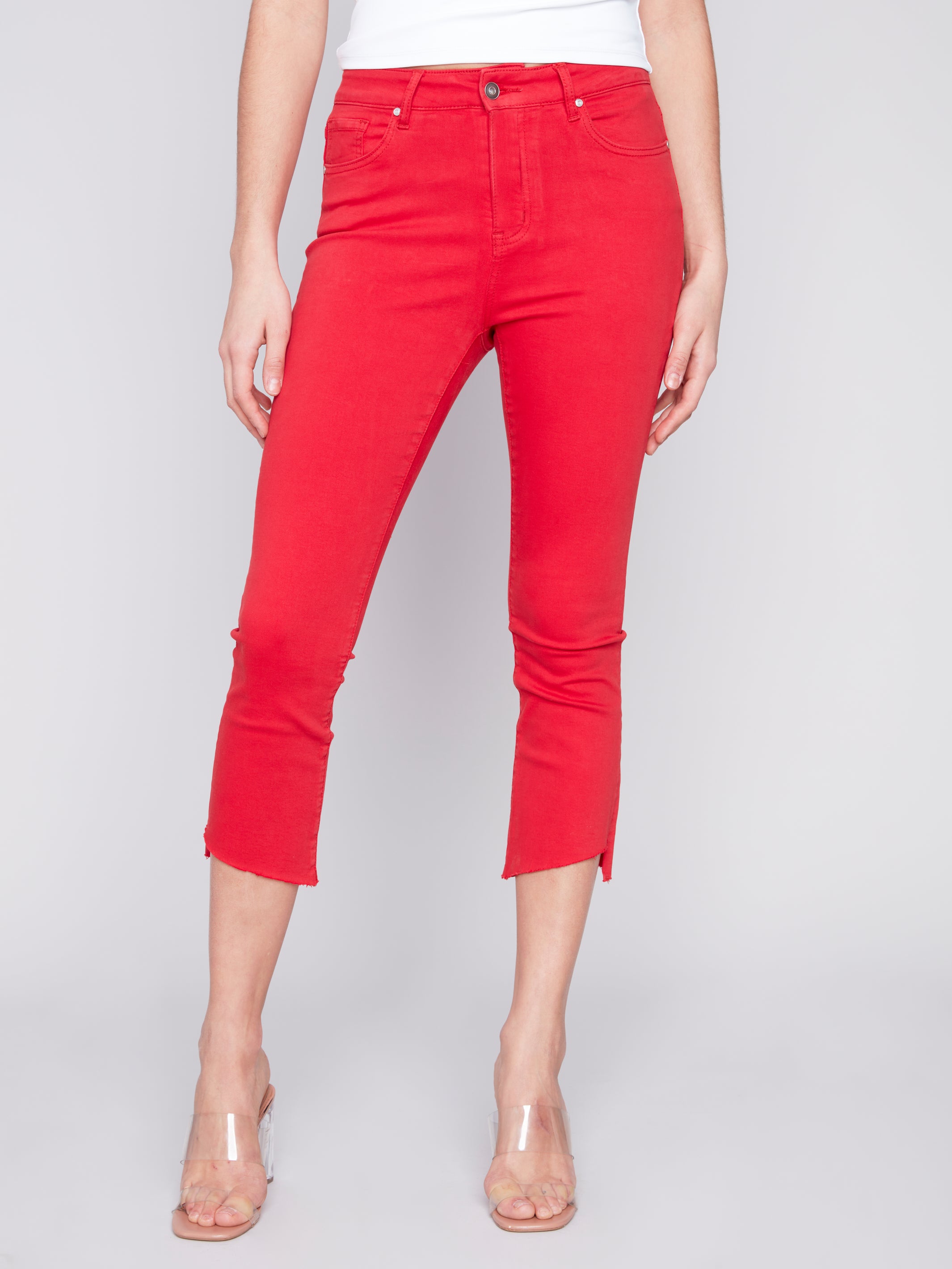 Bell Bottom Raw Edge Hem C5466/618C