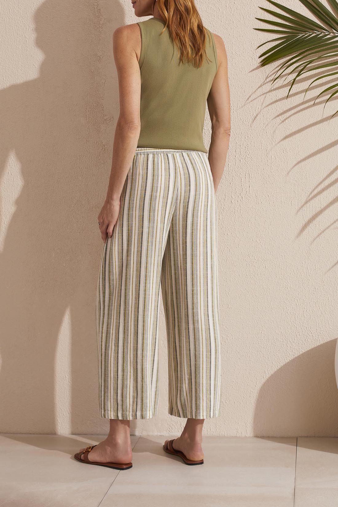 Pull On Flowy Crop Pant With Drawcord 7704O-4400