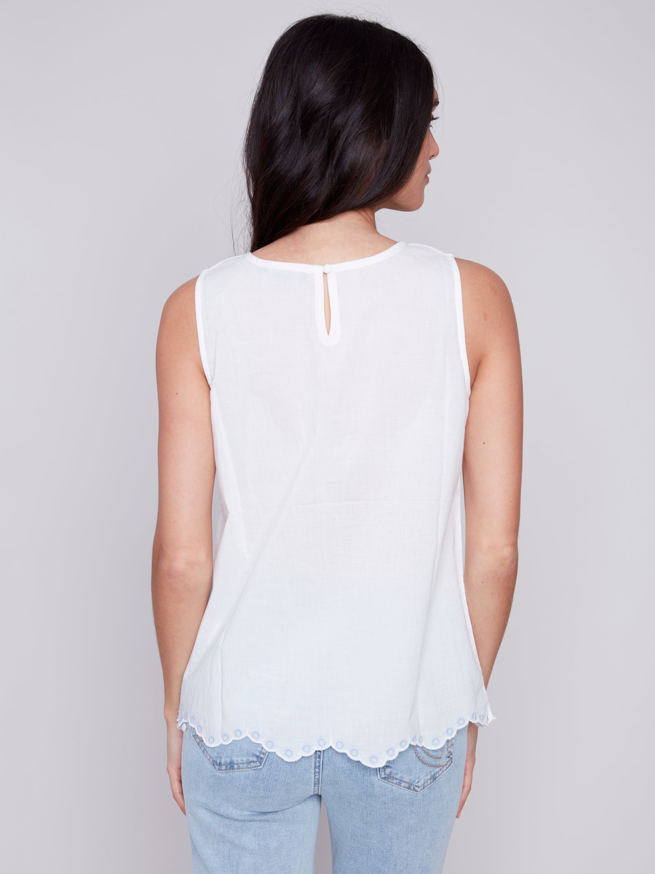 Embroidered Sleeveless Top C4510/868B