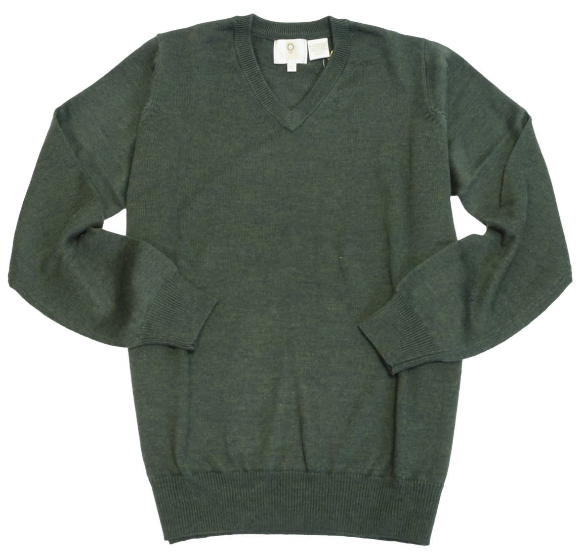 -Neck Baruffa Merino Wool Sweater - 255611