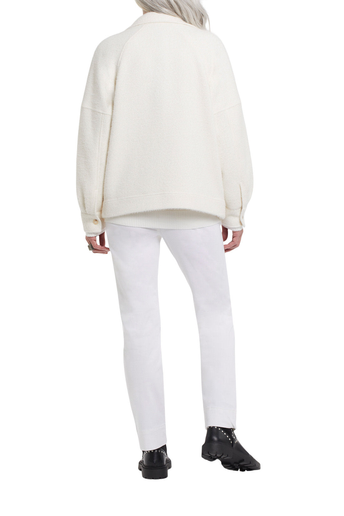 Boucle Eyelast Knit Jacket (2 Colors) 4785O