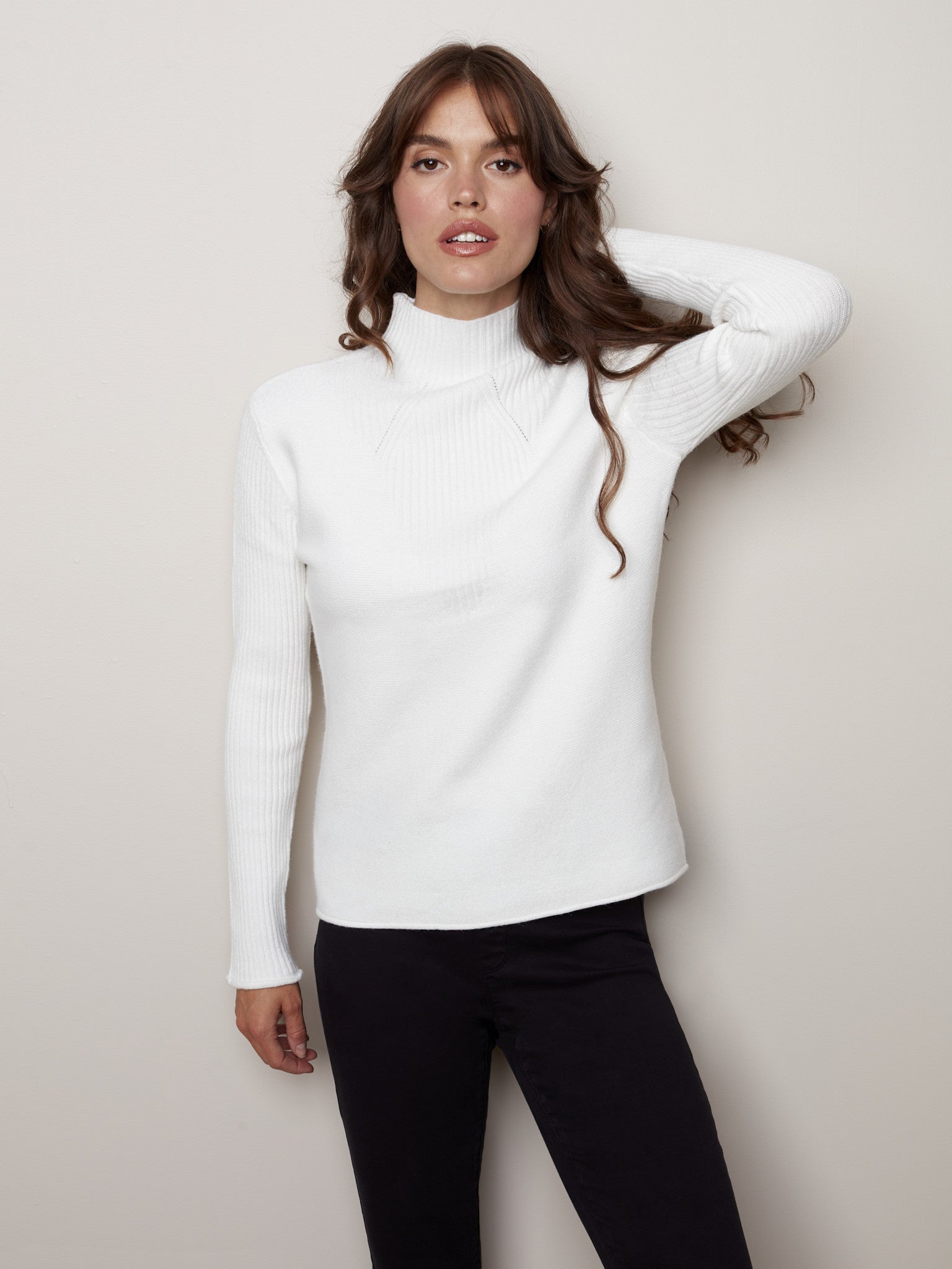 Funnel Neck Sweater 2273