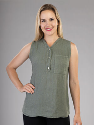 Tank Top With Pocket C4147