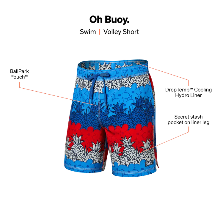 OH BUOY Trunk Swim Shorts 7" SXSW04L