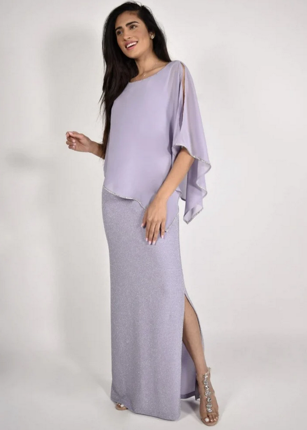 Light Lavender Knit Dress 179257