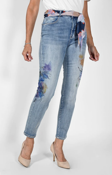 Pale Blue Woven Pant 231702