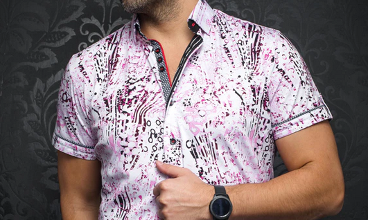 Knit Shirt Futuna, Pink