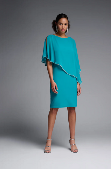 Chiffon Overlay Dress Style 223762