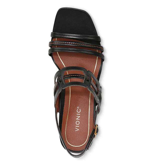 Zaphira Heeled Leather Sandal