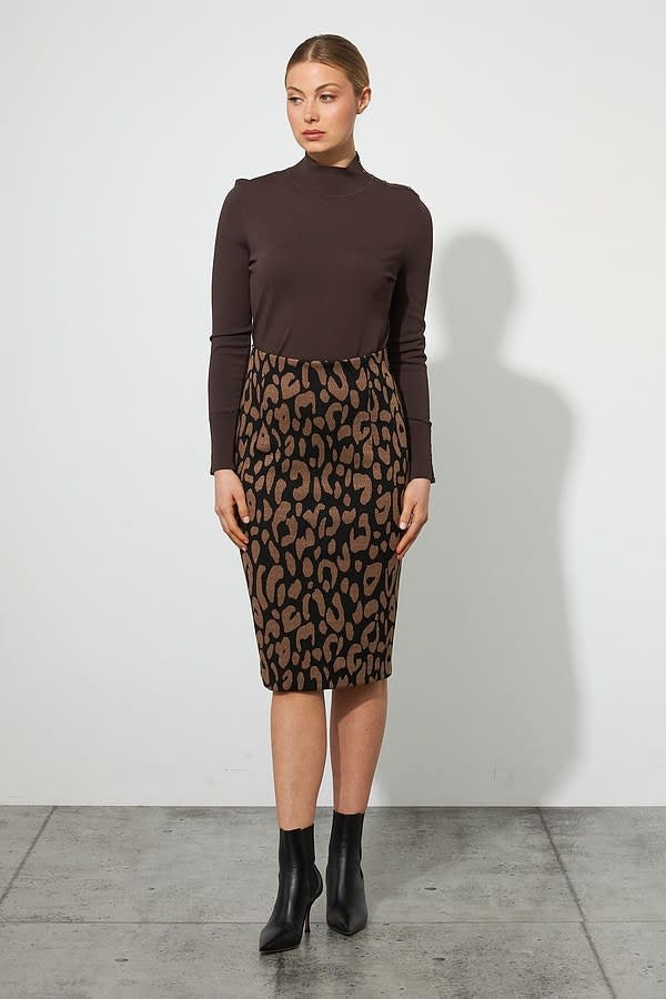 Animal Print Skirt Style 223239