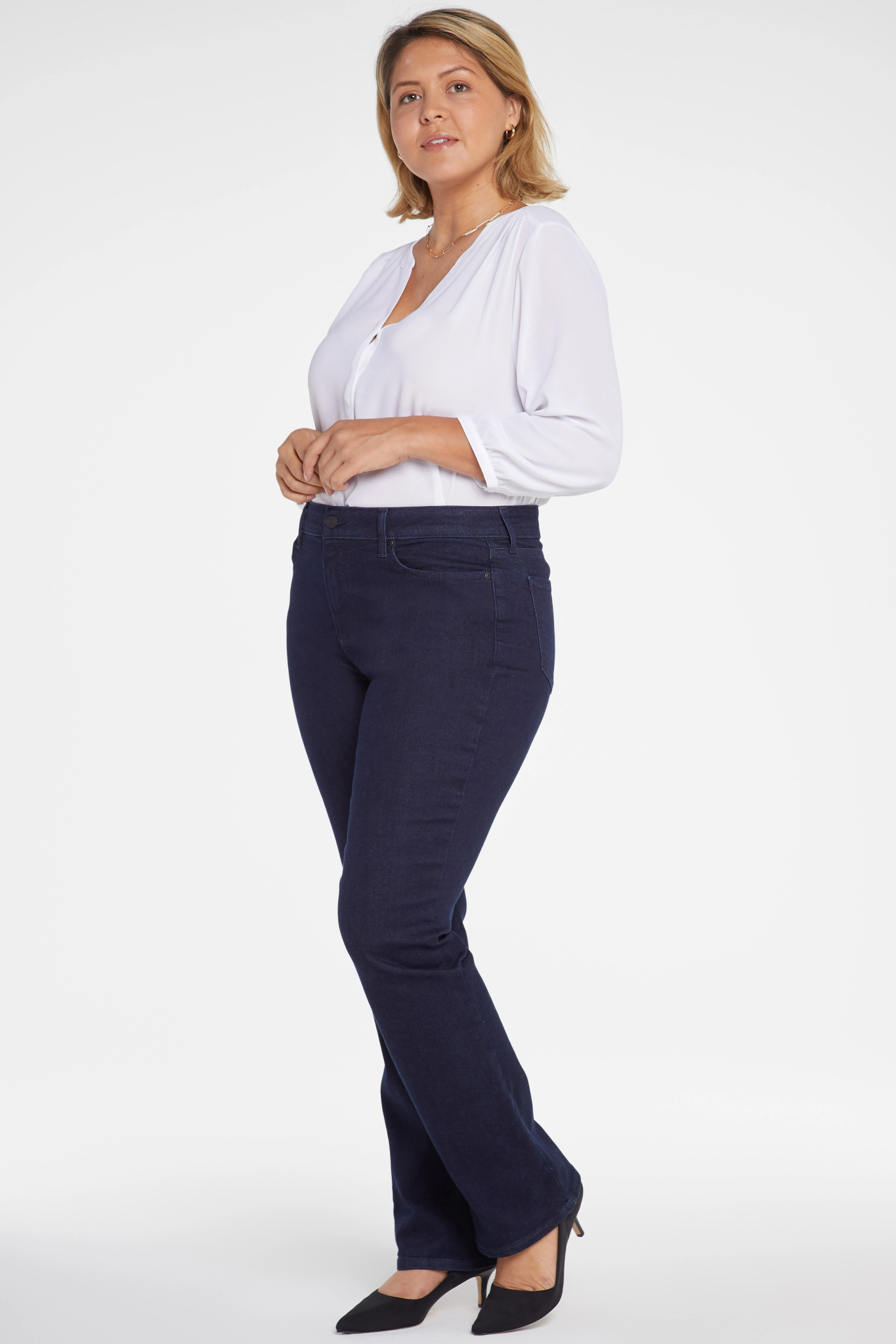 Marilyn Straight Jeans In Plus Size